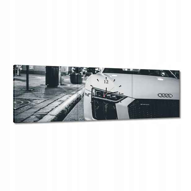 Hodiny 120x40 Audi Krásné auta