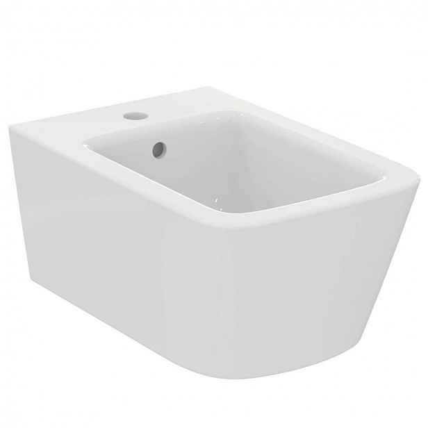 Ideal Standard Blend - Závěsný bidet, 360x540 mm, s přepadem, otvor pro baterii, bílá T368701