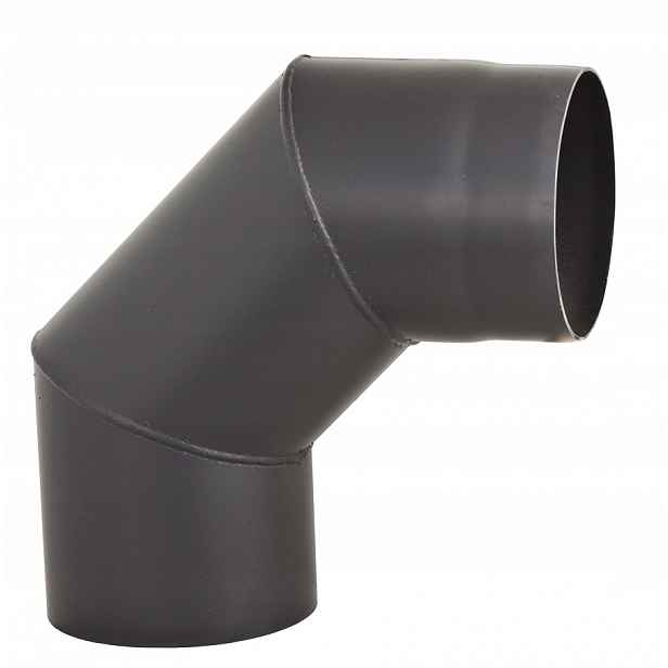 Pevné Černé Kouřové Koleno 90° fi 160 mm Darco