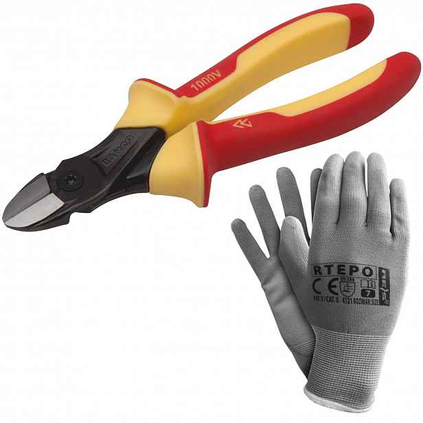 Ruční boční štípací kleště izolované 180 mm 1000 V Vde Bahco 2101S180