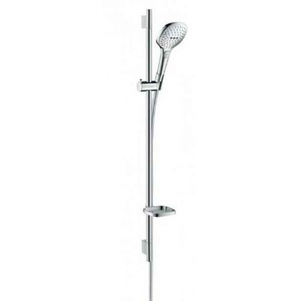Sprchový set Hansgrohe Raindance Select E s mýdlenkou bílá/chrom 26621400
