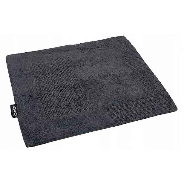 Bavlněný koupelnový kobereček Lux Piano 50x60 antracit