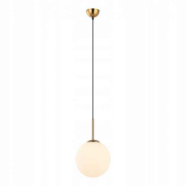 Deore Závěsná lampa Bílá Hnědá Kulové Stínidlo E27 40W IP20