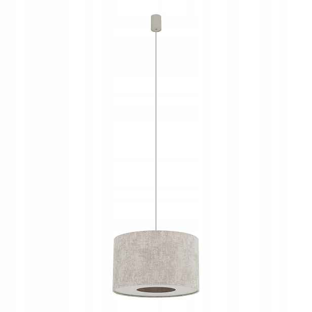 Nowodvorski závěsná lampa béžová 1x e27 15w cedro