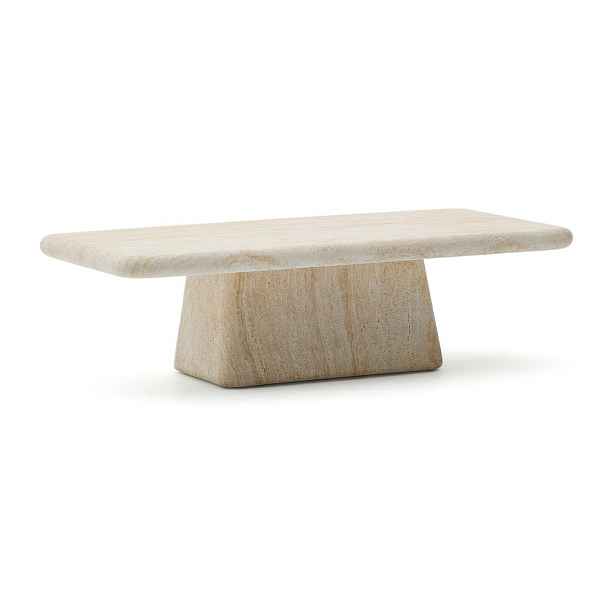 Betonový zahradní konferenční stolek 70x140 cm Drasi – Kave Home