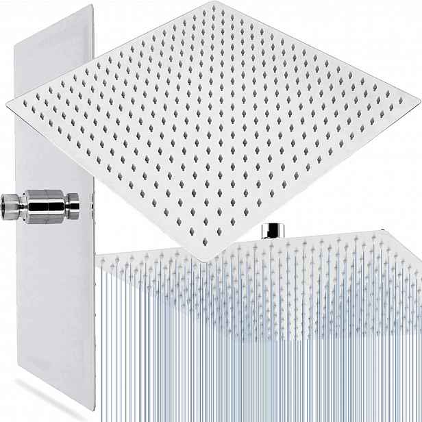 Dešťová sprcha čtvercová Slim 40 cm sprchová, sprchová, koupelnová, chrom