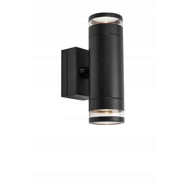 Fasádní svítidlo černé horní a spodní Luno 2x4,9W Led 109104 Markslojd