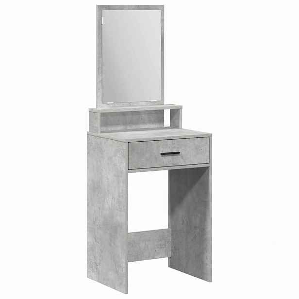 vidaXL Kosmetický stůl Betonově šedá 50 x 41 x 140 cm Kompozitní dřevo
