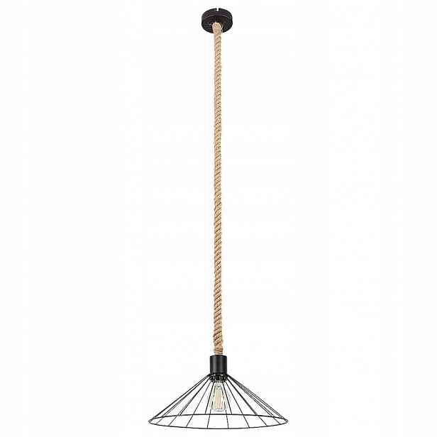 Závěsná lampa béžová Daryl vintage nad jídelní stůl Rabalux