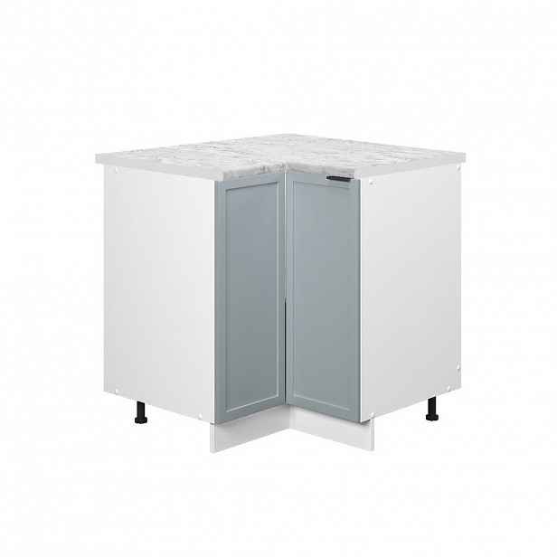 Vicco ROHOVÁ SKŘÍŇKA Fame-Line Světle modrošedá 80.5 cm , PD Mramor