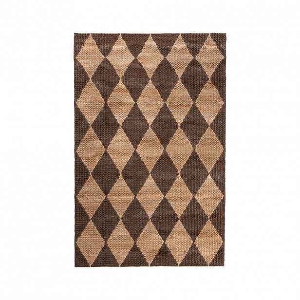 Flair Rugs RUČNĚ TKANÝ KOBEREC, 120/170 cm tmavě hnědá