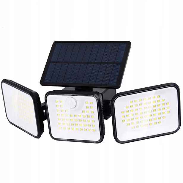 Izoxis 24889 Solární 180 Led osvětlení s Pir čidlem pohybu a soumraku, IP65