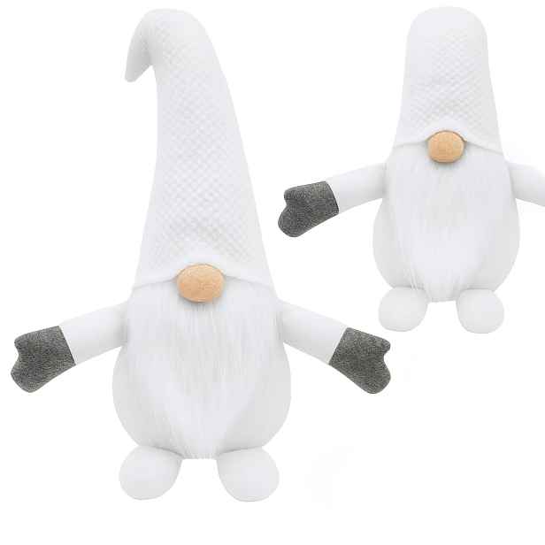 Tutumi Vánoční skřítek ELF 045 - 35 cm bílý 