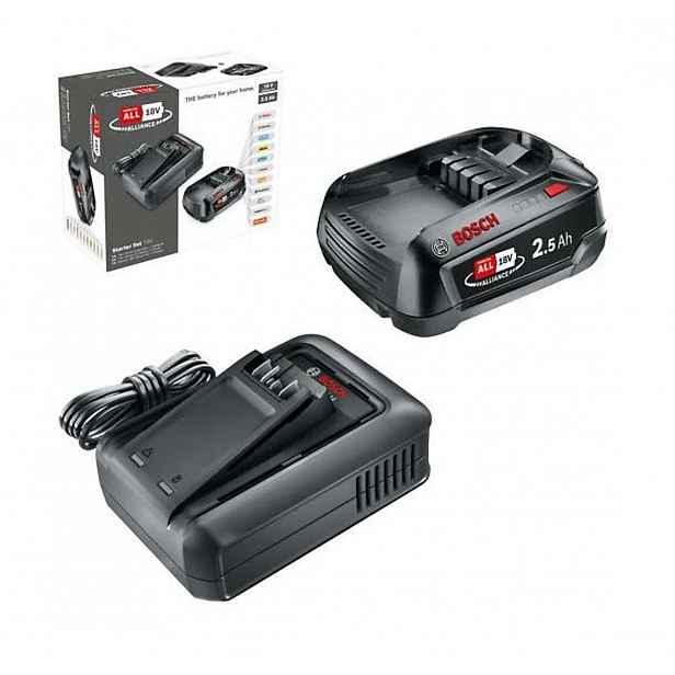Bosch - Sada 4,4A nabíječky a 1x aku 2,5 Ah Li-Ion 1600A031T4