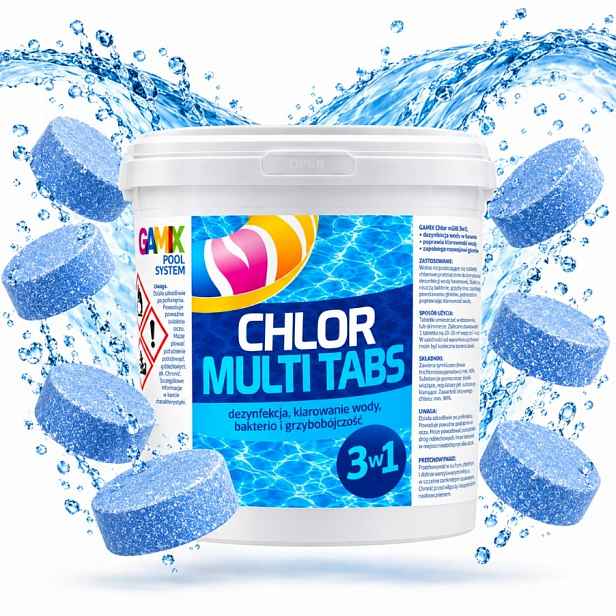 Chlorové Tablety Multi 3V1 200G 5KG 25X200G Pro Čistou Vodu V Bazénu Best Way