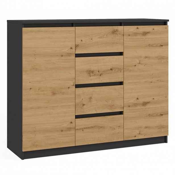 RAUMHIRSCH FURNITURE KOMODA antracitová, Artisan 120/97/40
