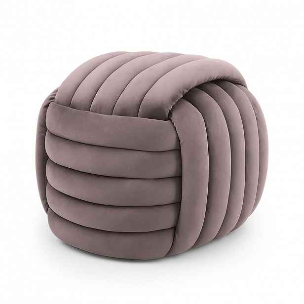 RAUMHIRSCH FURNITURE PODNOS s sametovým vzhledem, růžový