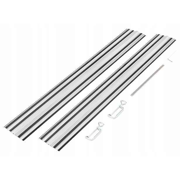Vodicí lišty 2 x 700 mm spojovací díl 2 svorky sada kolejnic Graphite