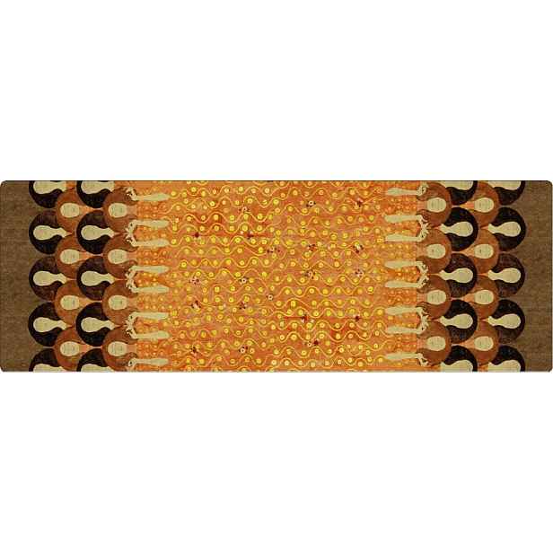 Běhoun Na Stůl Skvrnitý Ubrus Plst 95x33 cm