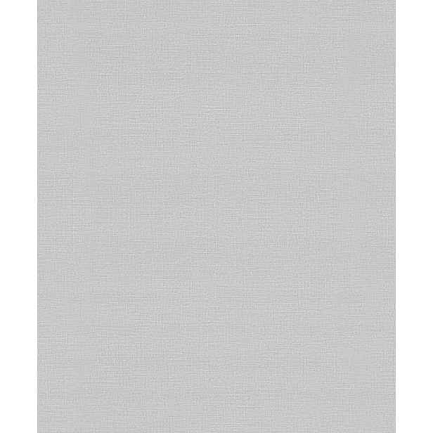 Šedá tapeta do obývacího pokoje s omyvatelnou strukturou tkaniny 10,05 M X 106 CM