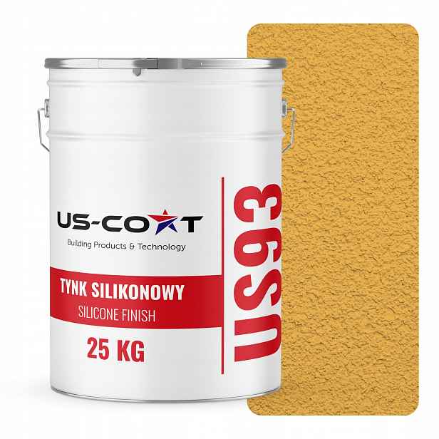 Silikonová Omítka Barva Žlutá Intenzivní F636 25 Kg Beránek Granulace 2.0 mm