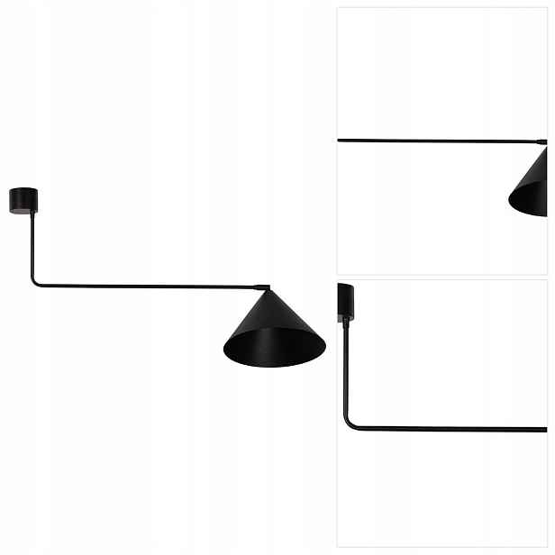 Stropní svítidlo černá Magic moderní nad jídelní stůl Sigma Lighting