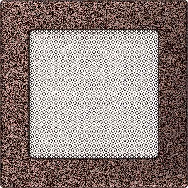 Ventilační mřížka 17x17 měděná