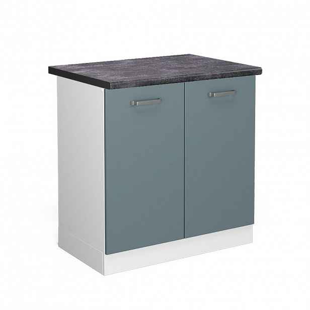 Vicco SKŘÍŇKA POD DŘEZ R-Line Modrošedá 80 cm , PD Antracit