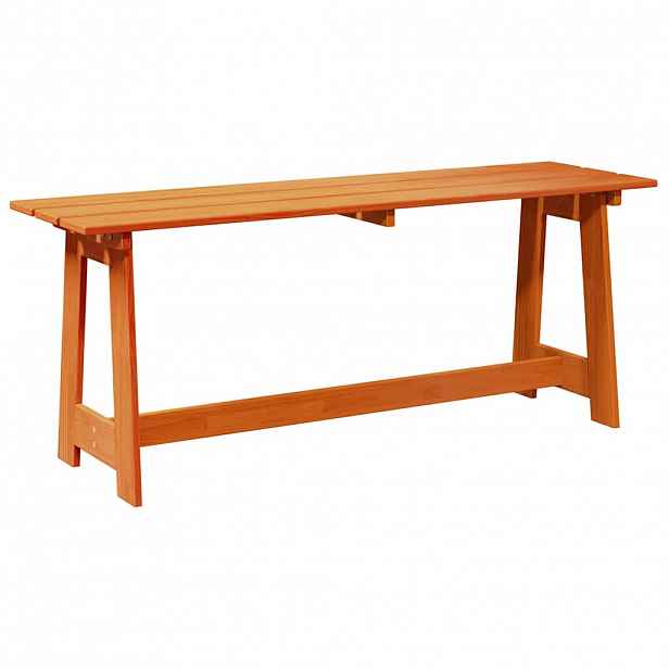 vidaXL Venkovní lavice Hnědá 119 x 37 x 47 cm Masivní borové dřevo