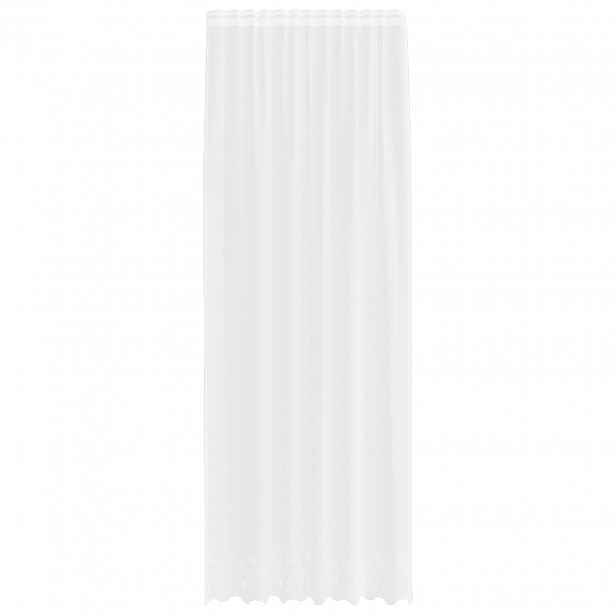 vidaXL Čipkový Závěs Bílá 300 x 150 cm Polyester