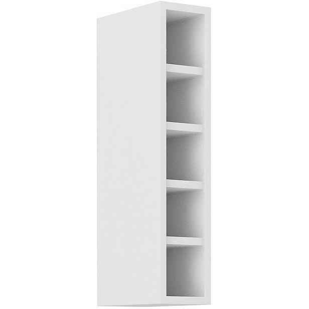 Horní kuchyňský regál Luna, 15 cm, bílý