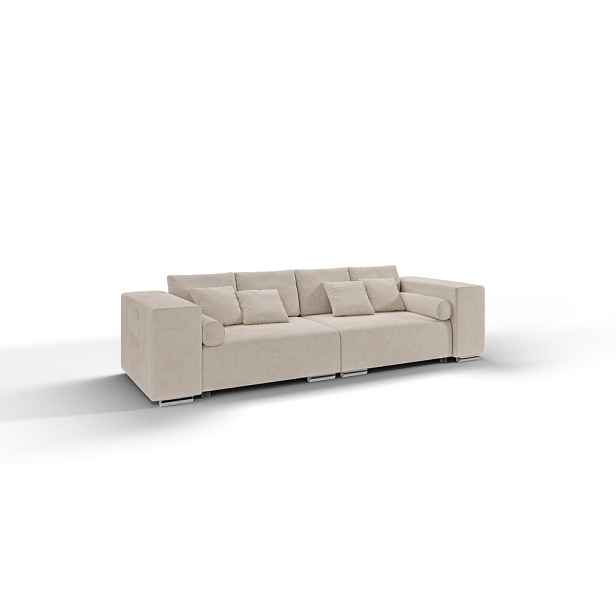 S-Style POHOVKA BIG SOFA Kami z mikrovlákna, béžová