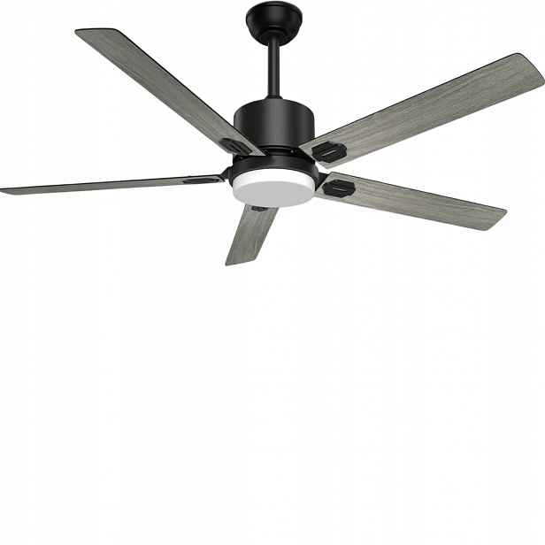 Stropní Ventilátor Závěsná Lampa 52" 5-LOPATKOVÝ Dálkový Ovladač Časovač 35W Pro