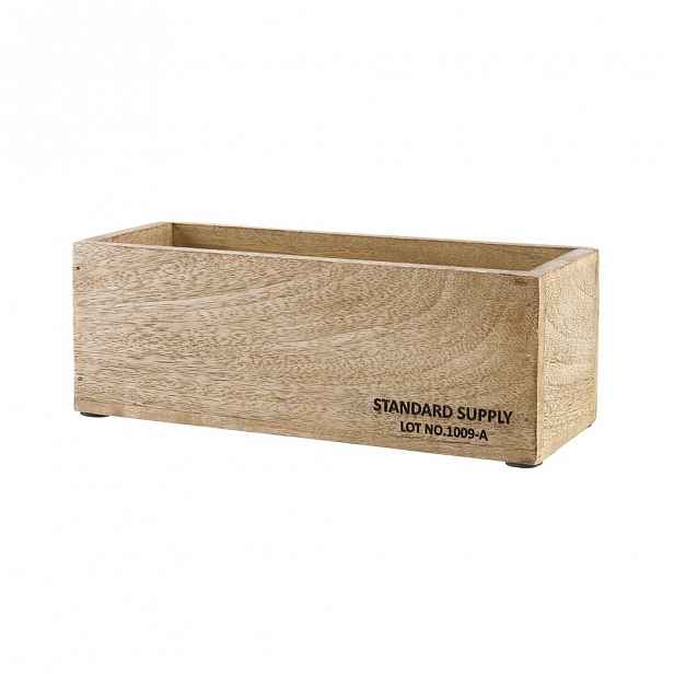 Butlers STANDARD SUPPLY Dřevěná bedýnka 28 cm