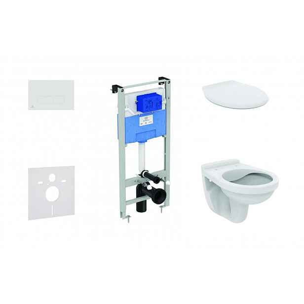 Ideal Standard ProSys - Set předstěnové instalace, klozet Alpha se sedátkem, tlačítko Oleas M2, bílá ProSys120M SP31