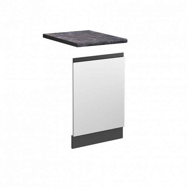 Vicco PŘEDNÍ PANEL R-Line Bílá 45 cm , PD Antracit