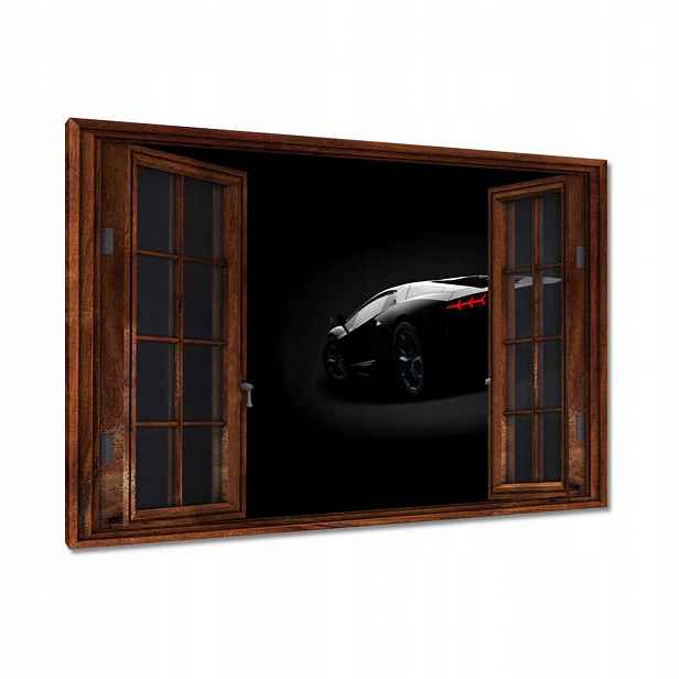 Obrazy 90x60 Černá fura Auto