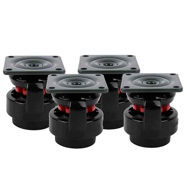 Vyrovnávací Kolečka Sada 4 500 Kg 360 Otočná, Nastavitelná Heavy Duty