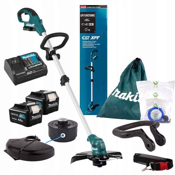 Makita UR100DSME Aku Vyžínač 2x4Ah