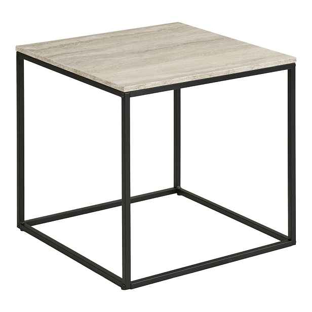 Odkládací stolek v dekoru kamene 45x45 cm Vita – House Nordic