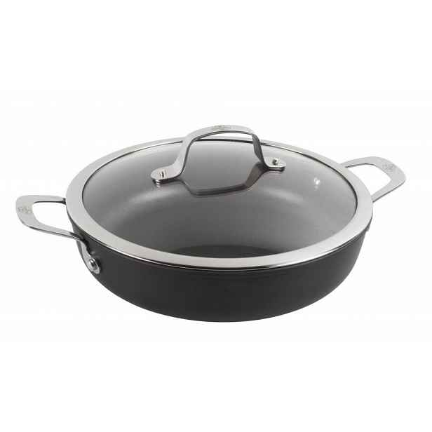 Nepřilnavý nízký kastrol s poklicí Ballarini Alba, 28 cm / 3,1 l