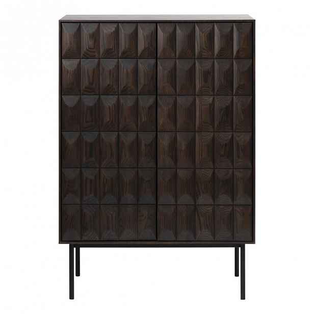 Černá komoda Unique Furniture Latina