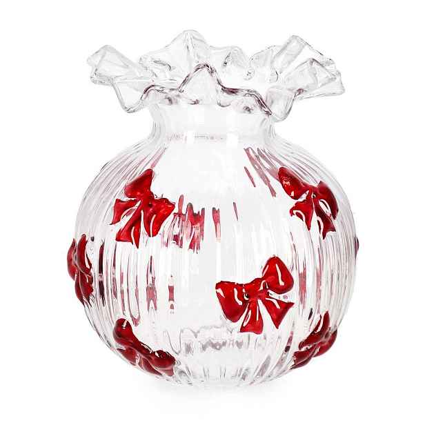 Skleněná váza (výška 20,5 cm) Halynor – Bizzotto