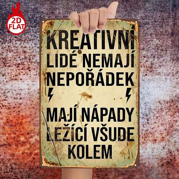TEMU 2D plochá 1ks, Kreativní lidé NECHTOVÁNĚ NECHTOVÁNĚ — MÁVÁ NÁPOJE NAMÁNÍ, Kovová železná cedule, Velikost (8"X12"/20Cm*30Cm) Dekorativní