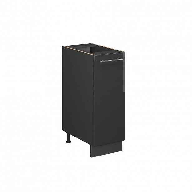 Vicco LÉKÁRNIČKOVÁ SKŘÍŇKA Fame-Line Antracitový vysoký lesk 30 cm , PD Mramor