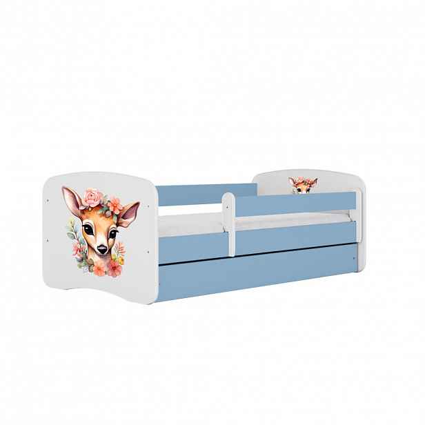 RAUMHIRSCH FURNITURE DĚTSKÁ POSTEL Bambi se zásuvkou 140/70 80/61/144