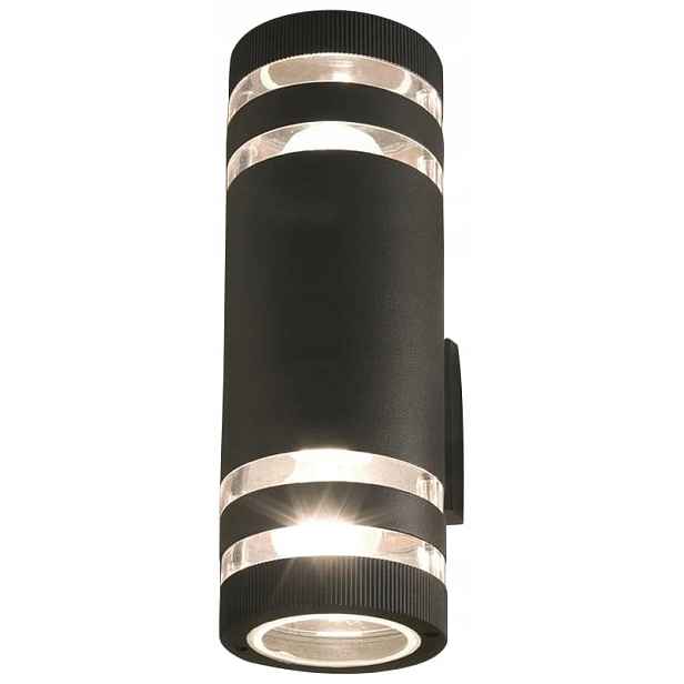 Led nástěnný spot Nowodvorski Sierra Černý IP54 2xE27 40W