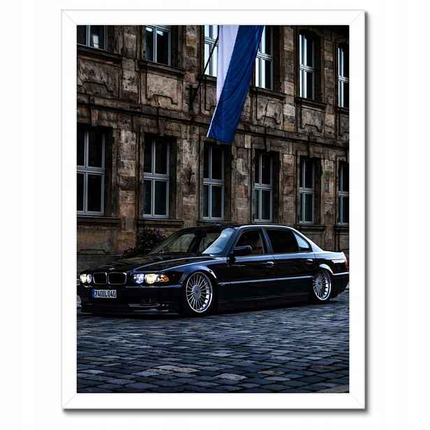Plakáty v rámu 30x40 Bmw 740IL Auto Buma