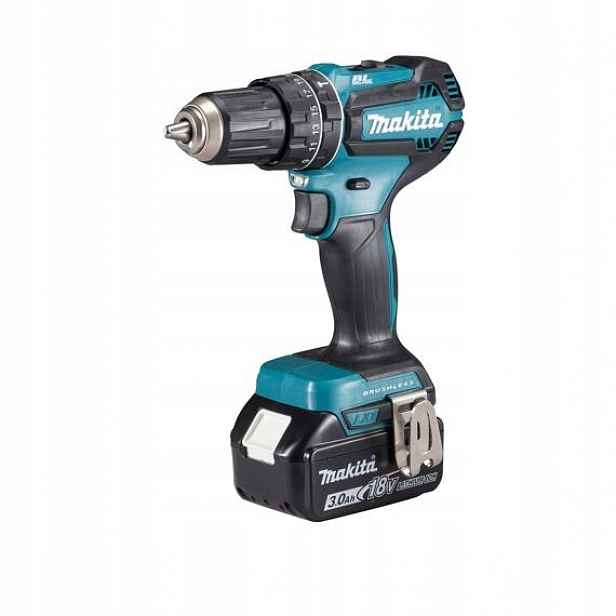 Makita DHP485RFJ aku bezuhlíkový příklepový šroubovák 18V/2*3Ah, 50Nm, 0-50