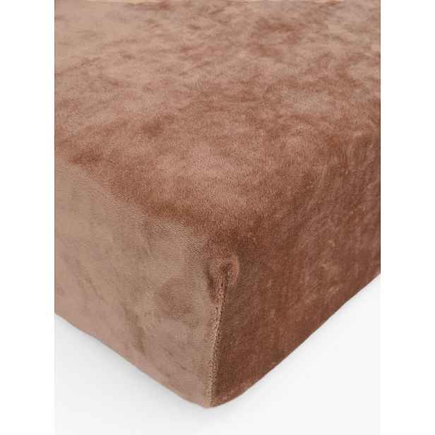 MKLuzkoviny.cz Prostěradlo mikroplyš Deluxe 140 × 200 cm – mocha mousse